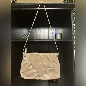 Authentic Vintage 1980s Taupe Purse/Handbag